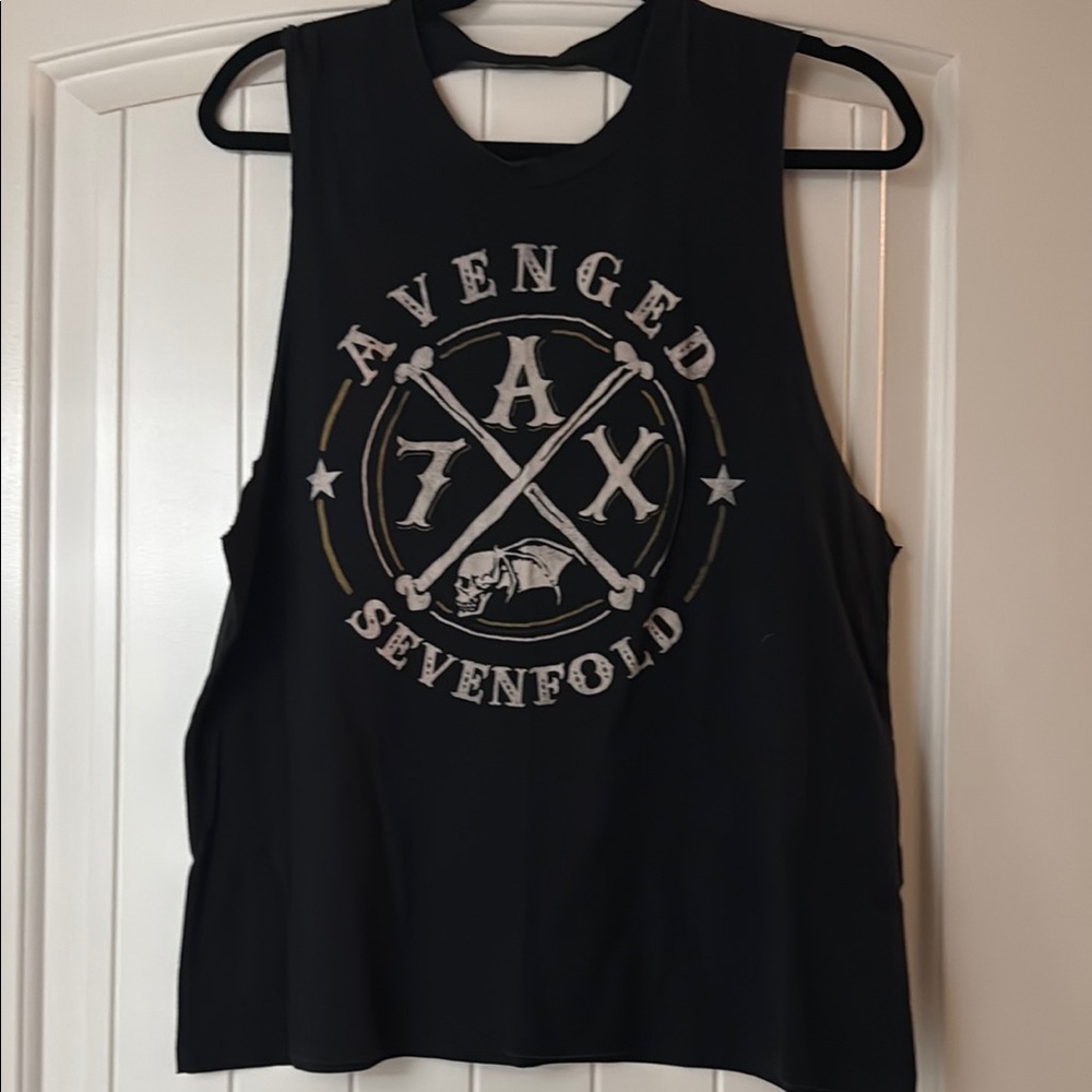 Black Avenged Sevenfold Tank Top